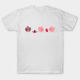 Pink Creature Gets A Bomb As Present T-Shirt